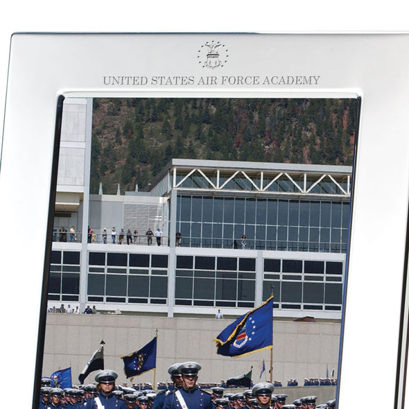 USAFA Polished Pewter 5x7 Picture Frame Shot #2