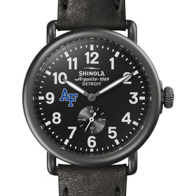 USAFA Shinola Watch, The Runwell 41mm Black Dial Shot #1