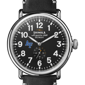 USAFA Shinola Watch, The Runwell 47 mm Black Dial Shot #1