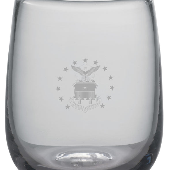 USAFA Stemless Tumbler Glass by Simon Pearce Shot #2