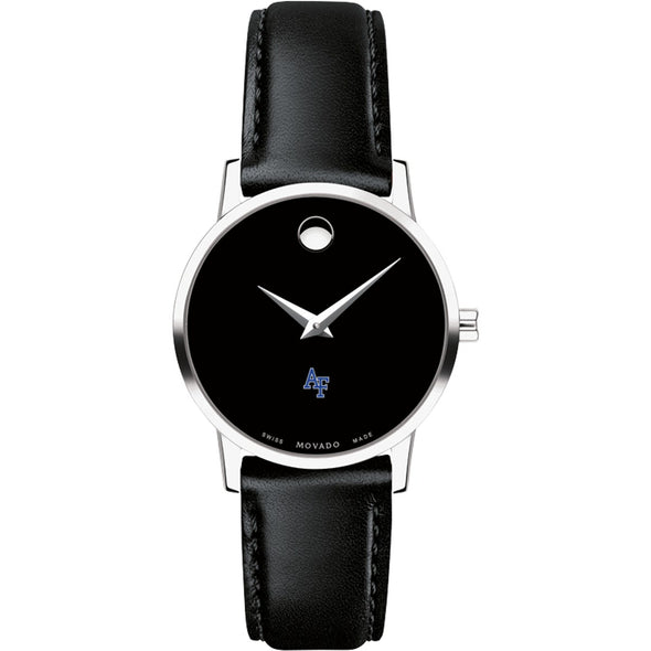 USAFA Women&#39;s Movado Museum with Leather Strap Shot #2