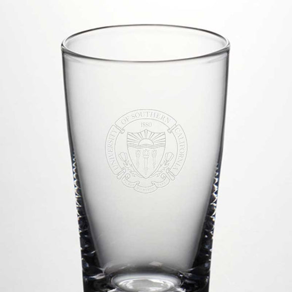 USC Ascutney Pint Glasses by Simon Pearce Shot #2
