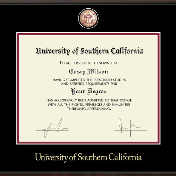 USC Diploma Frame - Masterpiece Shot #2