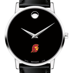 USC Men&#39;s Movado Museum with Leather Strap Shot #1
