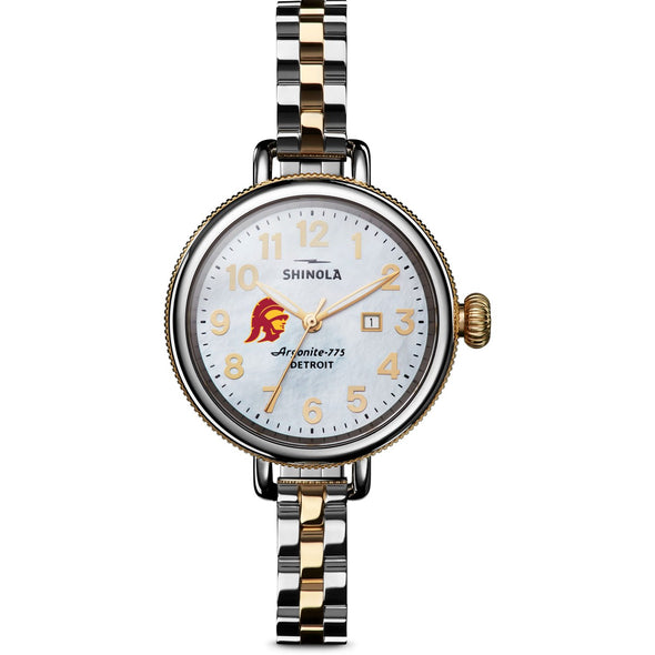 USC Shinola Watch, The Birdy 34 mm MOP Dial Shot #2