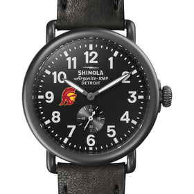 USC Shinola Watch, The Runwell 41mm Black Dial Shot #1