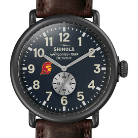USC Shinola Watch, The Runwell 47mm Midnight Blue Dial Shot #1