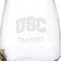 USC Stemless Wine Glasses - Set of 4 Shot #3