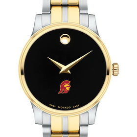 USC Women's Movado Collection Two-Tone Watch with Black Dial Shot #1