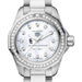 USC Women's TAG Heuer Steel Aquaracer with Diamond Dial & Bezel