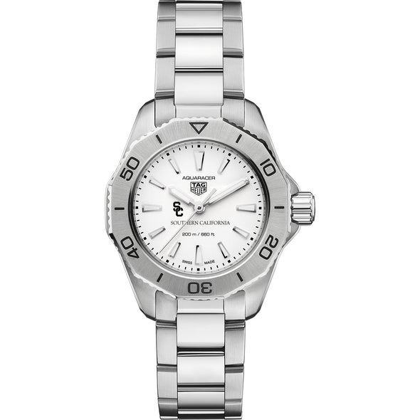 USC Women&#39;s TAG Heuer Steel Aquaracer with Silver Dial Shot #2