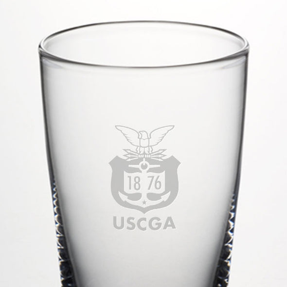 USCGA Ascutney Pint Glass by Simon Pearce Shot #2