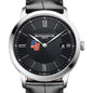 USCGA Men's Baume et Mercier 40mm Classima Quartz Watch with Black Dial & Black Leather Strap Shot #1