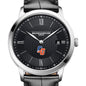 USCGA Men's Baume et Mercier 40mm Classima Quartz Watch with Black Dial & Black Leather Strap Shot #1