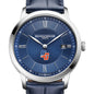 USCGA Men's Baume et Mercier 40mm Classima Quartz Watch with Blue Dial & Dark Blue Leather Strap Shot #1