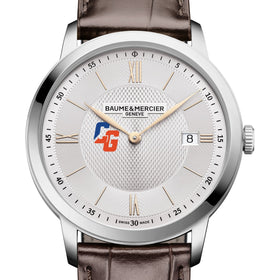 USCGA Men's Baume et Mercier 40mm Classima Quartz Watch with Silver Dial & Dark Brown Leather Strap Shot #1