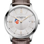 USCGA Men's Baume et Mercier 40mm Classima Quartz Watch with Silver Dial & Dark Brown Leather Strap Shot #1