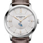 USCGA Men's Baume et Mercier 40mm Classima Quartz Watch with Silver Dial & Dark Brown Leather Strap Shot #1
