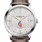 USCGA Men's Baume et Mercier 40mm Classima Quartz Watch with Silver Dial & Dark Brown Leather Strap Shot #1