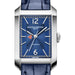 USCGA Men's Baume et Mercier 43X27mm Hampton Automatic Watch with Blue Dial & Blue Leather Strap