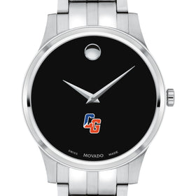 USCGA Men's Movado Collection Stainless Steel Watch with Black Dial Shot #1