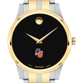 USCGA Men's Movado Collection Two-Tone Watch with Black Dial Shot #1