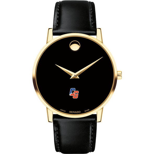 USCGA Men's Movado Gold Museum Classic Leather Shot #2