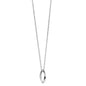 USCGA Monica Rich Kosann Poesy Ring Necklace in Silver Shot #2