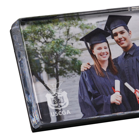 USCGA Simon Pearce Glass Photo Block Shot #2