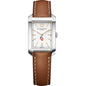 USCGA Women's Baume et Mercier 35X22mm Hampton Watch with Silver Dial & Tan Leather Strap Shot #2
