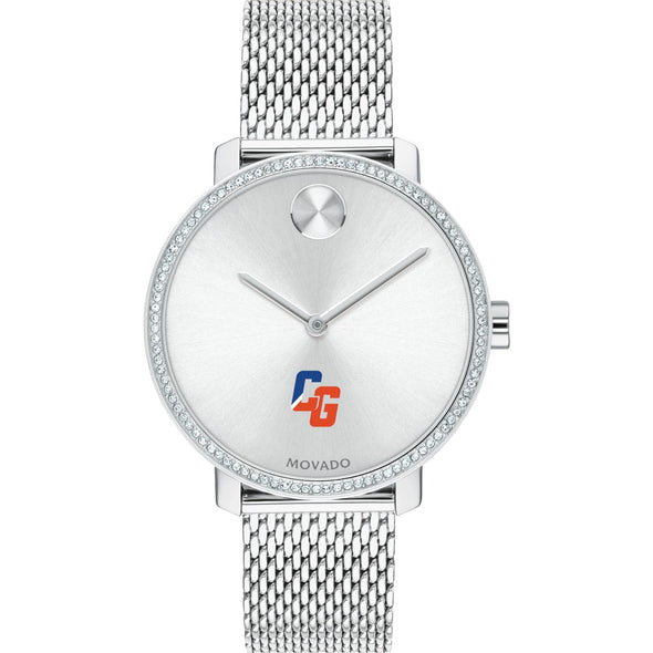 USCGA Women's Movado Bold with Crystal Bezel & Mesh Bracelet Shot #2