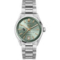 USCGA Women's TAG Heuer Steel Carrera Automatic with Green Dial Shot #2