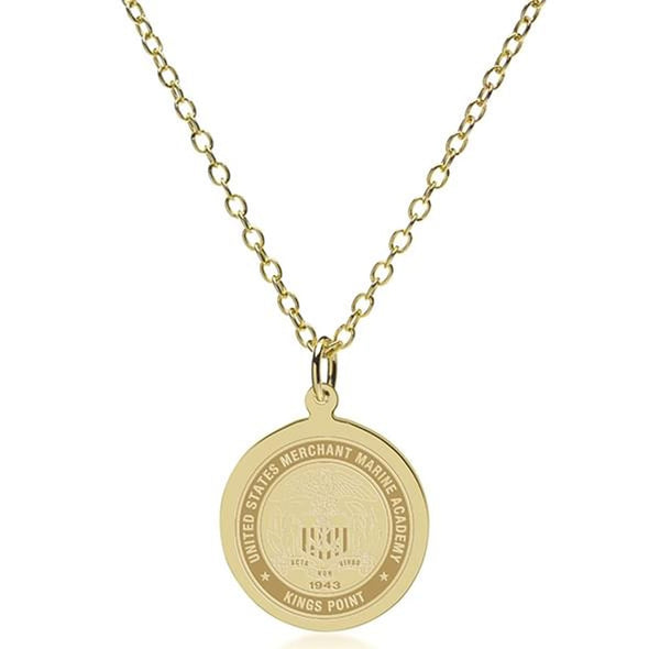 USMMA 14K Gold Pendant & Chain Shot #2