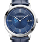 USMMA Men's Baume et Mercier 40mm Classima Quartz Watch with Blue Dial & Dark Blue Leather Strap Shot #1