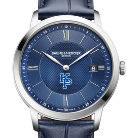 USMMA Men's Baume et Mercier 40mm Classima Quartz Watch with Blue Dial & Dark Blue Leather Strap Shot #1