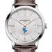 USMMA Men's Baume et Mercier 40mm Classima Quartz Watch with Silver Dial & Dark Brown Leather Strap