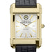 USMMA Men's Gold Watch with 2-Tone Dial & Leather Strap at M.LaHart & Co.
