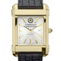USMMA Men's Gold Watch with 2-Tone Dial & Leather Strap at M.LaHart & Co. Shot #1