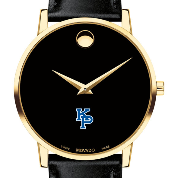 USMMA Men&#39;s Movado Gold Museum Classic Leather Shot #1