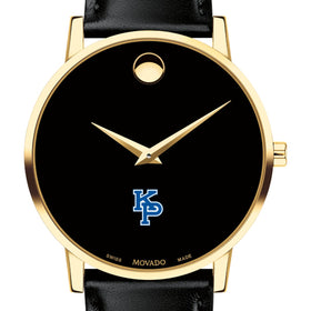 USMMA Men's Movado Gold Museum Classic Leather Shot #1