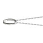 USMMA Monica Rich Kosann "Carpe Diem" Poesy Ring Necklace in Silver Shot #3