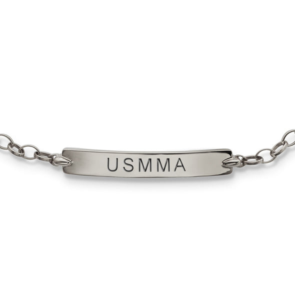 USMMA Monica Rich Kosann Petite Poesy Bracelet in Silver Shot #2