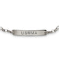USMMA Monica Rich Kosann Petite Poesy Bracelet in Silver Shot #2