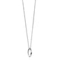 USMMA Monica Rich Kosann Poesy Ring Necklace in Silver Shot #2