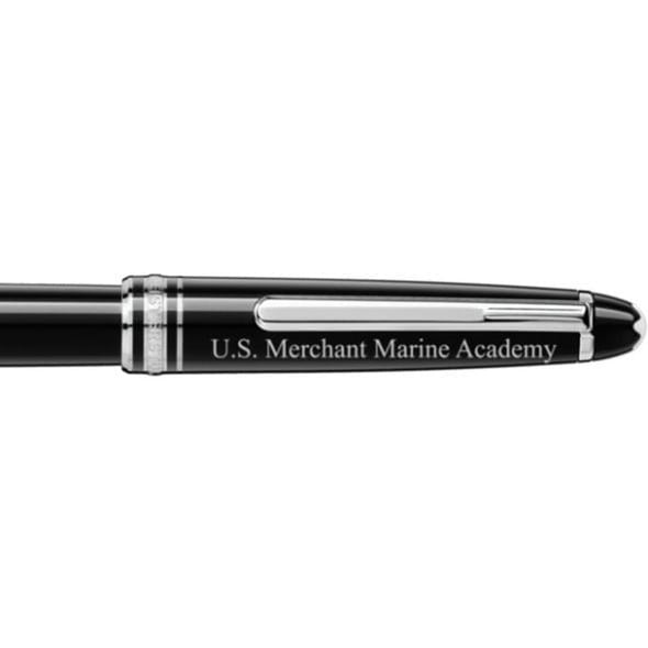 USMMA Montblanc Meisterstück Classique Rollerball Pen in Platinum Shot #2