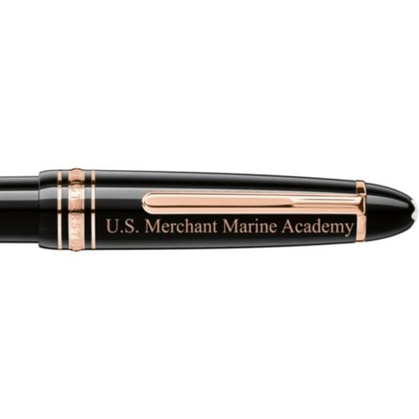 USMMA Montblanc Meisterstück LeGrand Ballpoint Pen in Red Gold Shot #2
