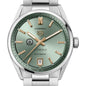 USMMA Women's TAG Heuer Steel Carrera Automatic with Green Dial Shot #1