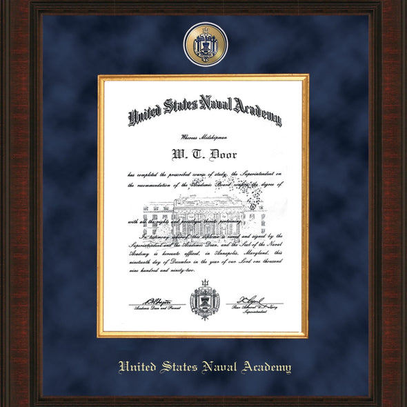 USNA Diploma Frame - Excelsior Shot #2