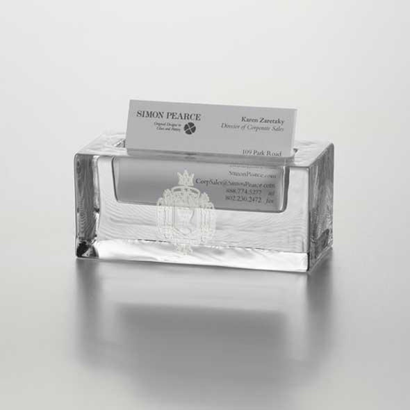 USNA Glass Business card holder by Simon Pearce Shot #2
