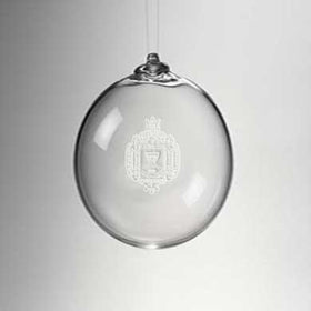 USNA Glass Ornament by Simon Pearce Shot #1